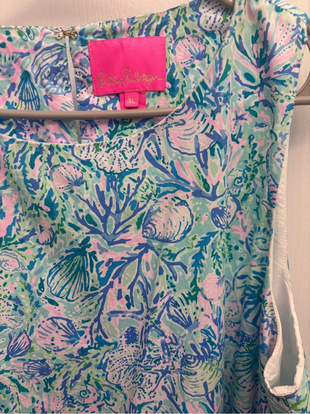 1. Lilly Pulitzer Sleeveless Tiered Dress in a Coastal Seashell Print - Picture 2 of 7
